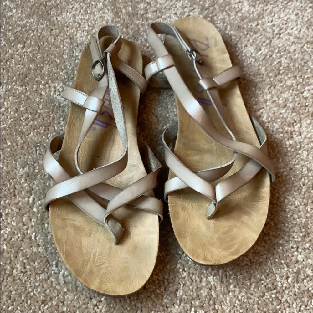 Nude Strap Sandals